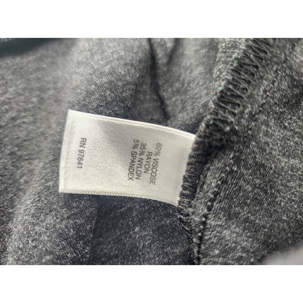 J. Jill Ponte Slim Leg Pants Gray Charcoal Heather Pull On Trousers Large Tall - Picture 7 of 11